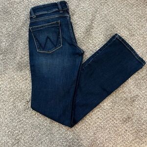 Wrangler Women's Dark Blue Straight Leg Jeans